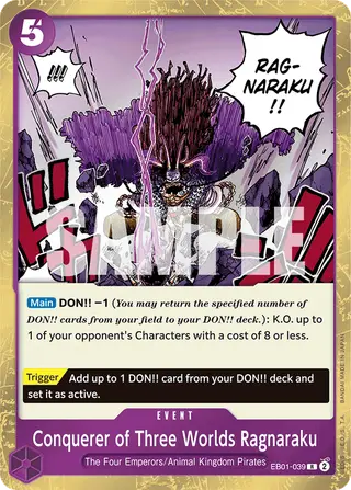 Conquerer of Three Worlds Ragnaraku (EB01-039)