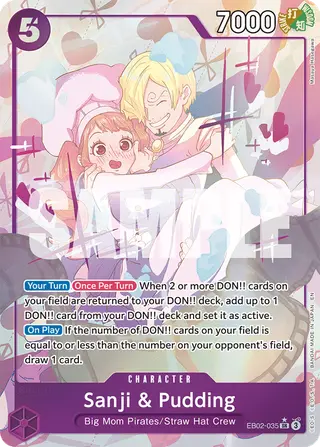Sanji &amp; Pudding (EB02-035_p1)