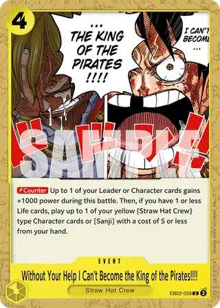 Without Your Help I Can't Become the King of the Pirates!!!! (EB02-059)