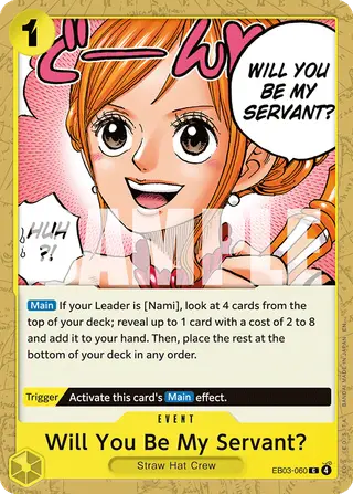 Will You Be My Servant? (EB03-060)