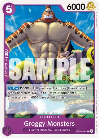 Groggy Monsters (EB04-033)