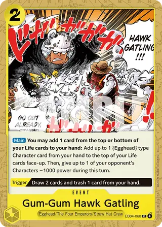 Gum-Gum Hawk Gatling (EB04-060)