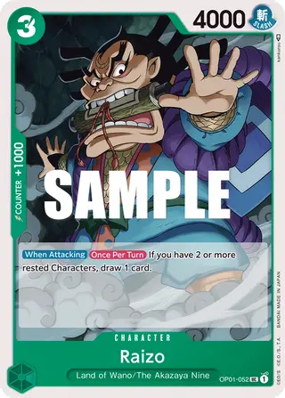Raizo (OP01-052)