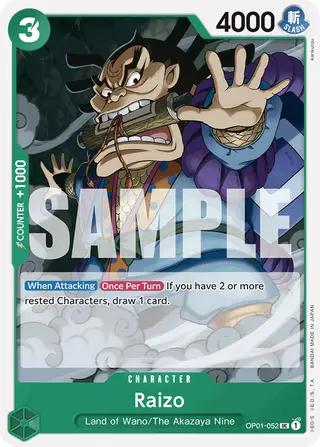 Raizo (OP01-052_r1)