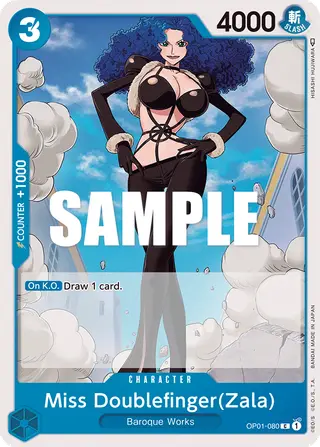 Miss Doublefinger(Zala) (OP01-080)
