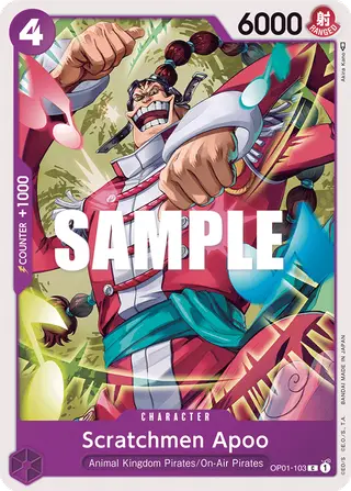 Scratchmen Apoo (OP01-103)