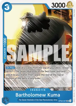 Bartholomew Kuma (OP02-057_r1)