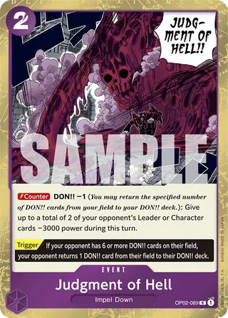 Judgment of Hell (OP02-089_p2)