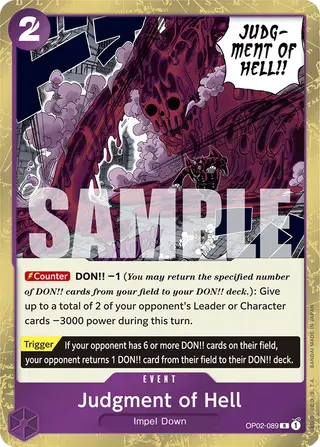 Judgment of Hell (OP02-089_r1)