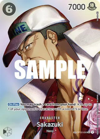Sakazuki (OP02-099_p2)