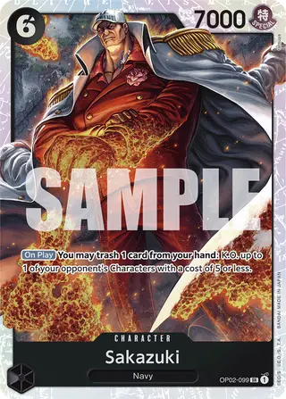 Sakazuki (OP02-099_r1)