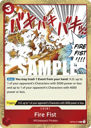 Fire Fist (OP03-018)
