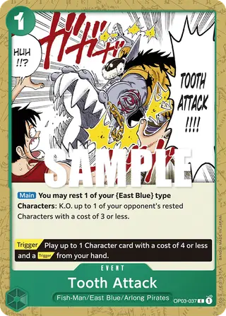 Tooth Attack (OP03-037)