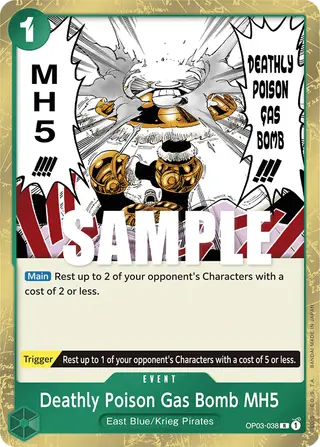 Deathly Poison Gas Bomb MH5 (OP03-038)