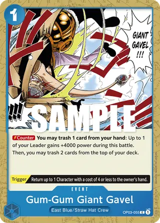 Gum-Gum Giant Gavel (OP03-055)