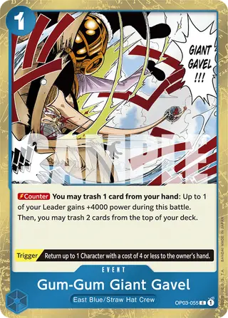 Gum-Gum Giant Gavel (OP03-055_p2)