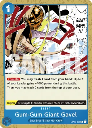 Gum-Gum Giant Gavel (OP03-055_r1)