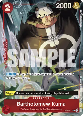 Bartholomew Kuma (OP05-011_p1)