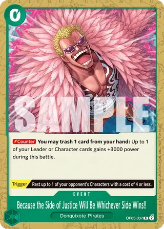 Because the Side of Justice Will Be Whichever Side Wins!! (OP05-037_p1)