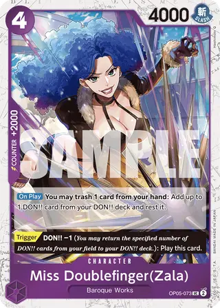 Miss Doublefinger(Zala) (OP05-073_p2)
