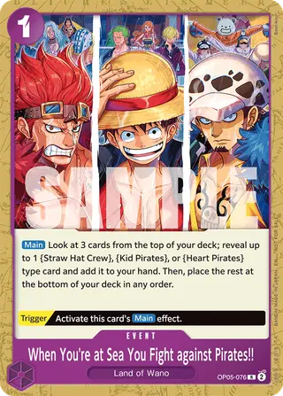 When You're at Sea You Fight against Pirates!! (OP05-076_p2)