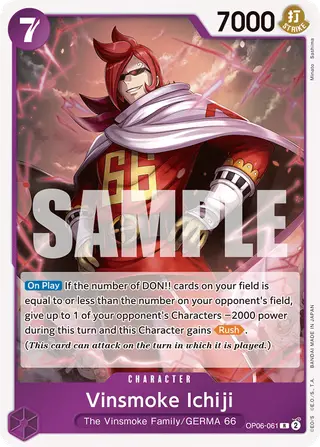 Vinsmoke Ichiji (OP06-061)