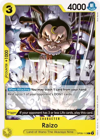 Raizo (OP06-112)