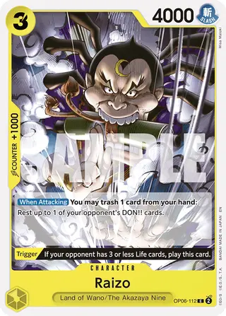 Raizo (OP06-112_r1)