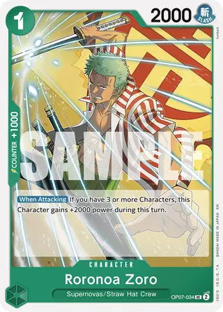 Roronoa Zoro (OP07-034_r1)
