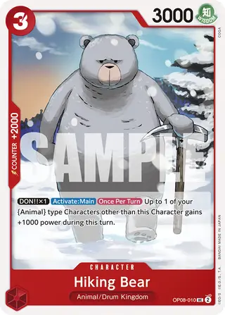 Hiking Bear (OP08-010)