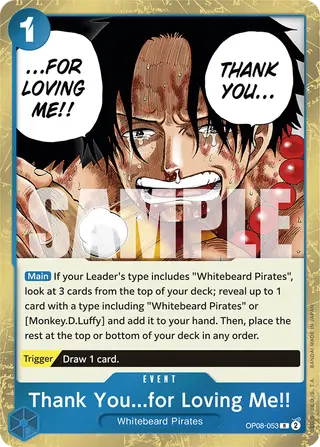 Thank You...for Loving Me!! (OP08-053)