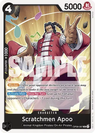 Scratchmen Apoo (OP08-087)