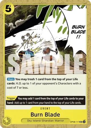 Burn Blade (OP08-117)