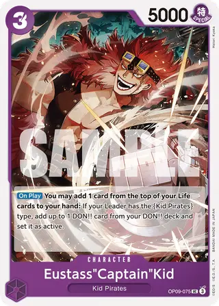 Eustass"Captain"Kid (OP09-075)