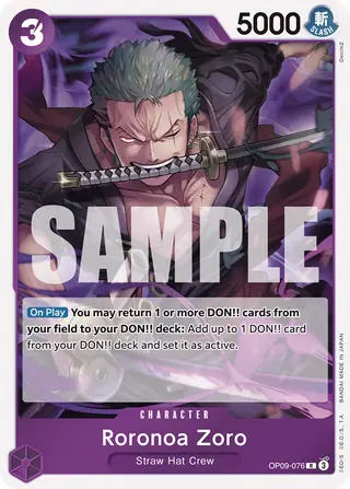 Roronoa Zoro (OP09-076)