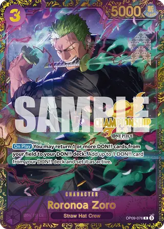 Roronoa Zoro (OP09-076_p1)
