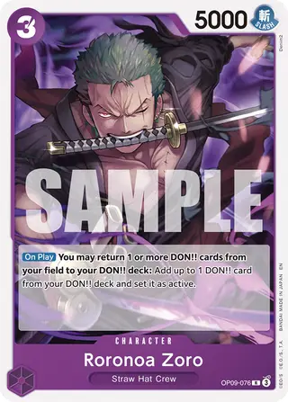 Roronoa Zoro (OP09-076_r1)