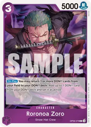 Roronoa Zoro (OP09-076_r2)
