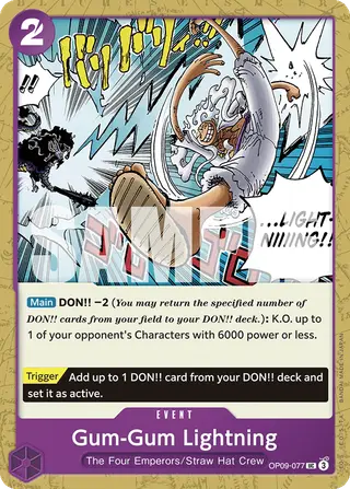 Gum-Gum Lightning (OP09-077)