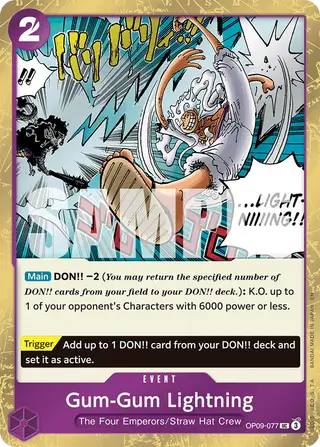 Gum-Gum Lightning (OP09-077_p1)