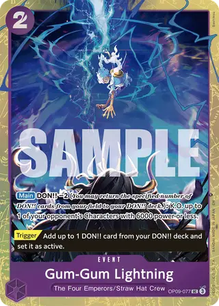 Gum-Gum Lightning (OP09-077_p2)