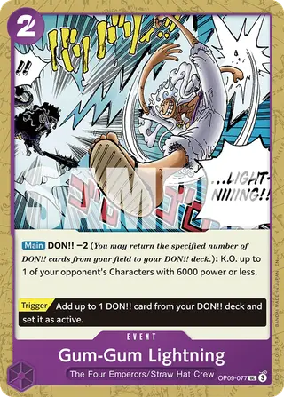 Gum-Gum Lightning (OP09-077_r1)
