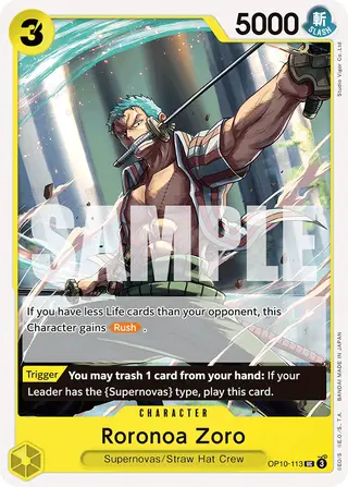 Roronoa Zoro (OP10-113)