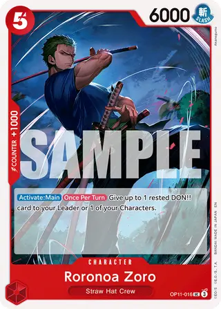 Roronoa Zoro (OP11-016)
