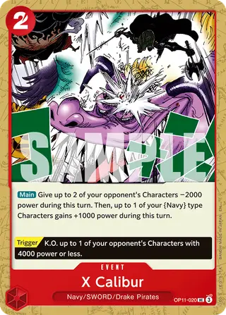 X Calibur (OP11-020)