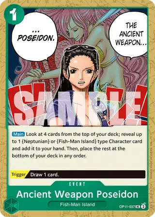 Ancient Weapon Poseidon (OP11-037)