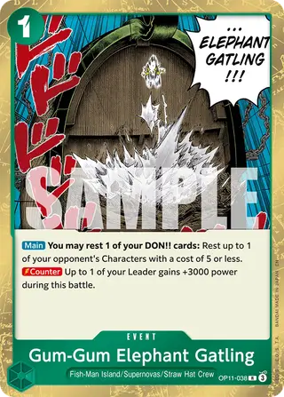 Gum-Gum Elephant Gatling (OP11-038)