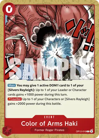 Color of Arms Haki (OP12-019)