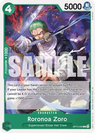 Roronoa Zoro (OP12-036)