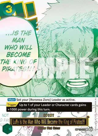 Luffy Is the Man Who Will Become the King of Pirates!!! (OP12-039_p1)